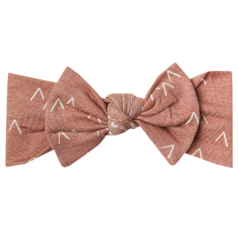 Cozy Lounge Wear Copper Pearl Bow | Rocky