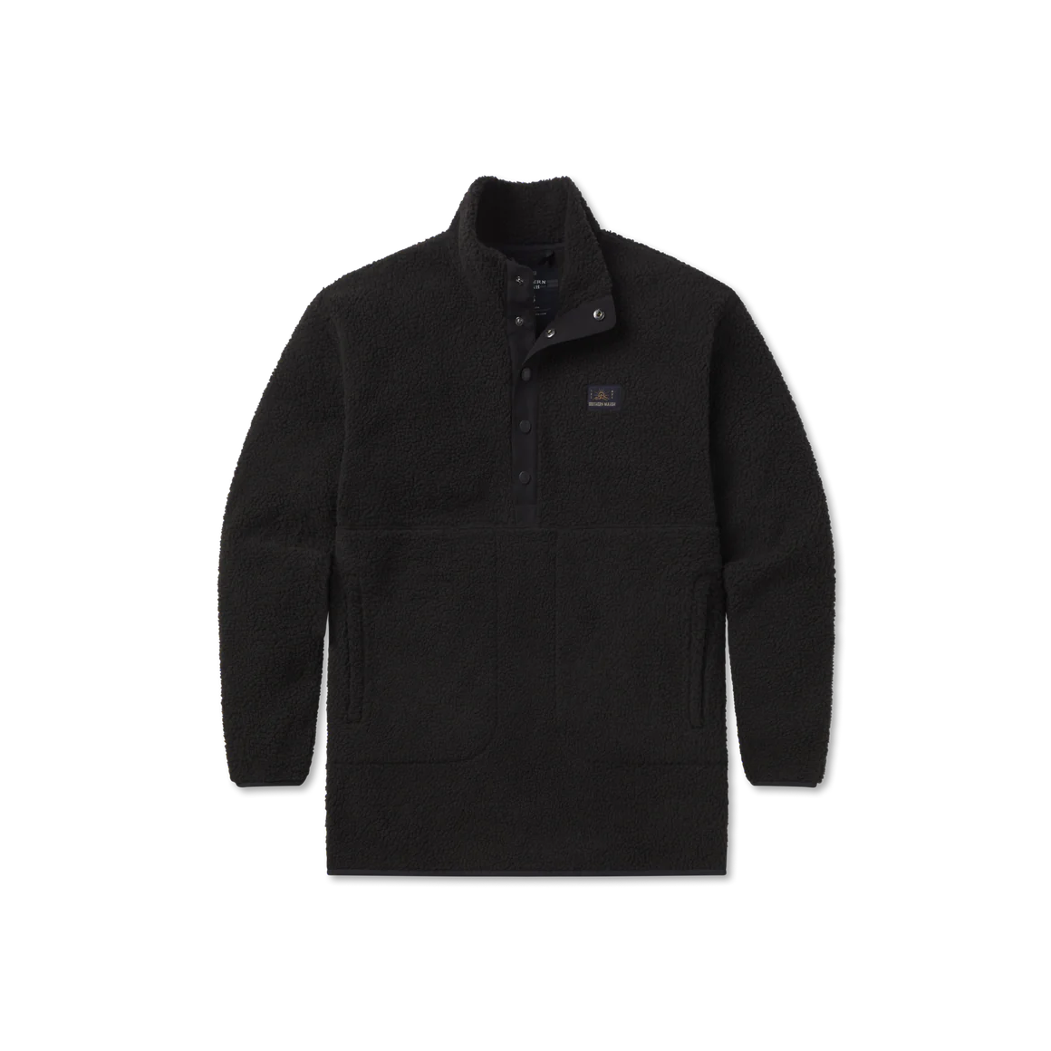 Floral Prints Carbondale Fleece Pullover - Charcoal Gray