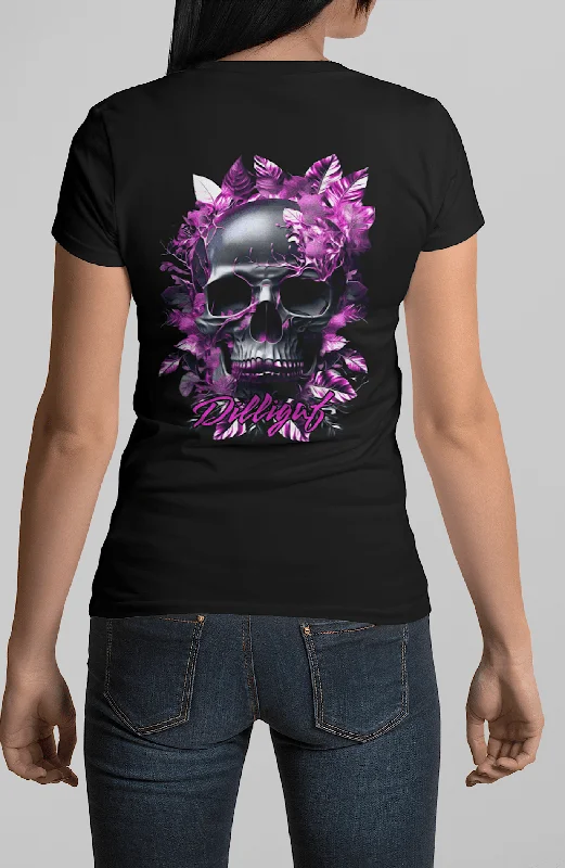 Retro Fashion Dark Purple Skull