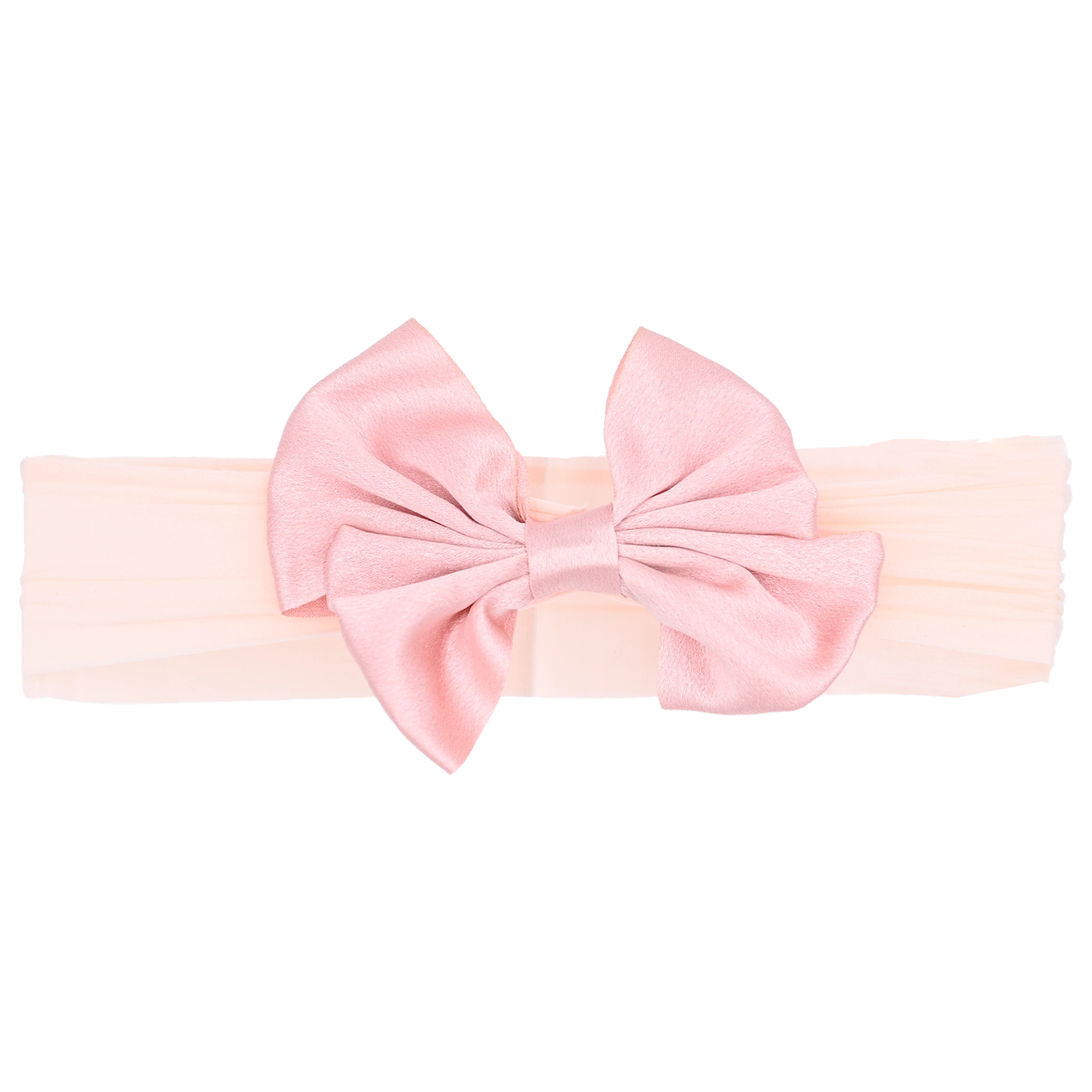 Fashionable Inner Wear Dusky Rose Satin Ribbon Headband