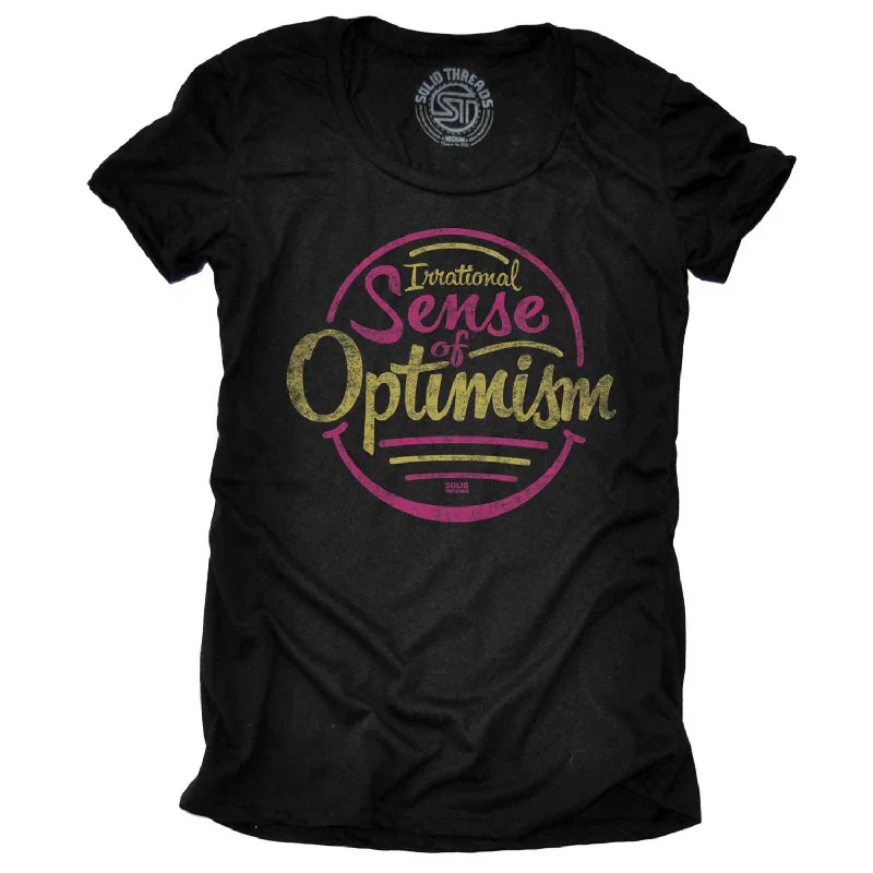 Fashionable Items Women's Irrational Sense of Optimism T-shirt