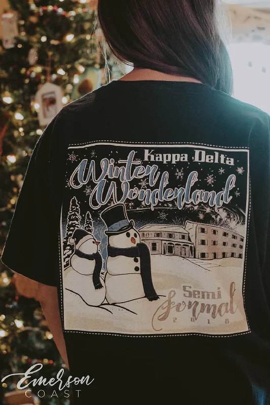 Creative Prints KD Winter Wonderland Semi Formal T-shirt
