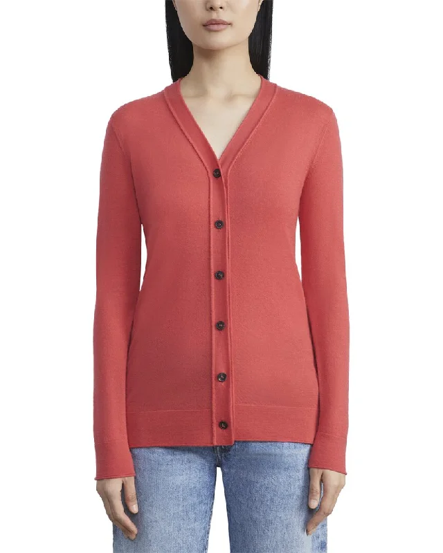 Lafayette 148 New York Button Front Cardigan