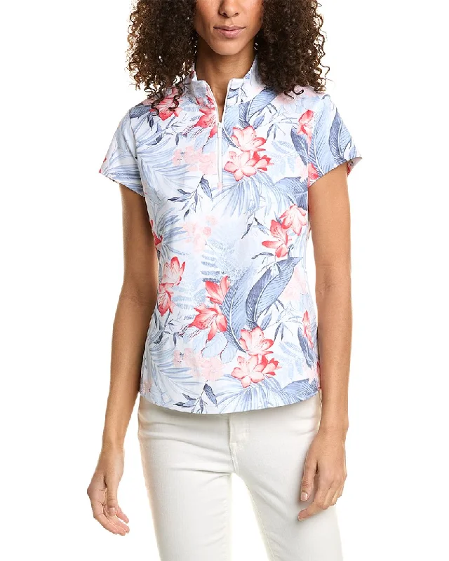 Romantic Data Tommy Bahama Aubrey Delicate Flora Mock Top
