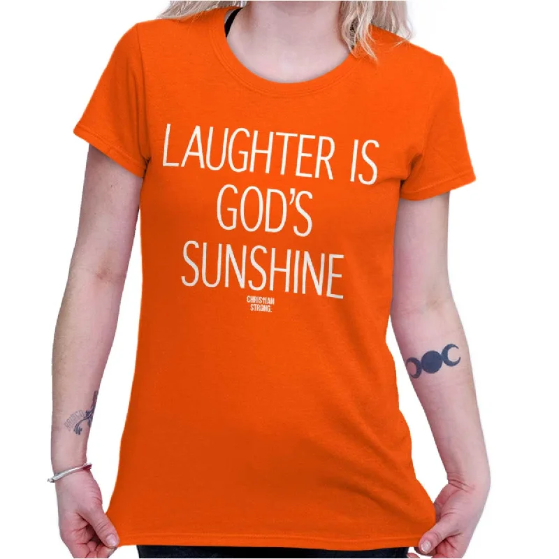 Elegant Design Laughter Ladies T Shirt