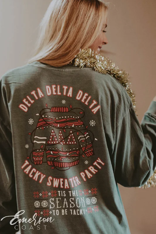 Refreshing Design Tri Delt Tacky Sweater Party Tshirt