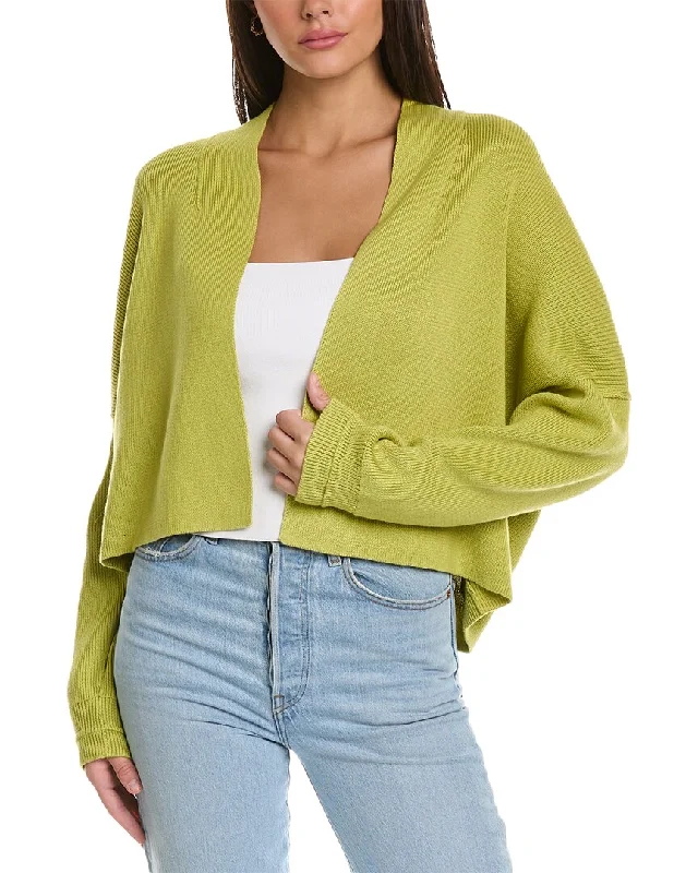 Soft Comfort Wear Theory Otto Crop Cashmere-Blend Cardigan