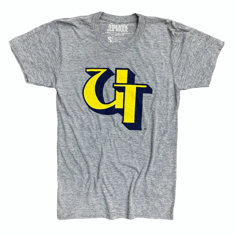 High-end Customization Vintage UT Logo Shirt (Grey)