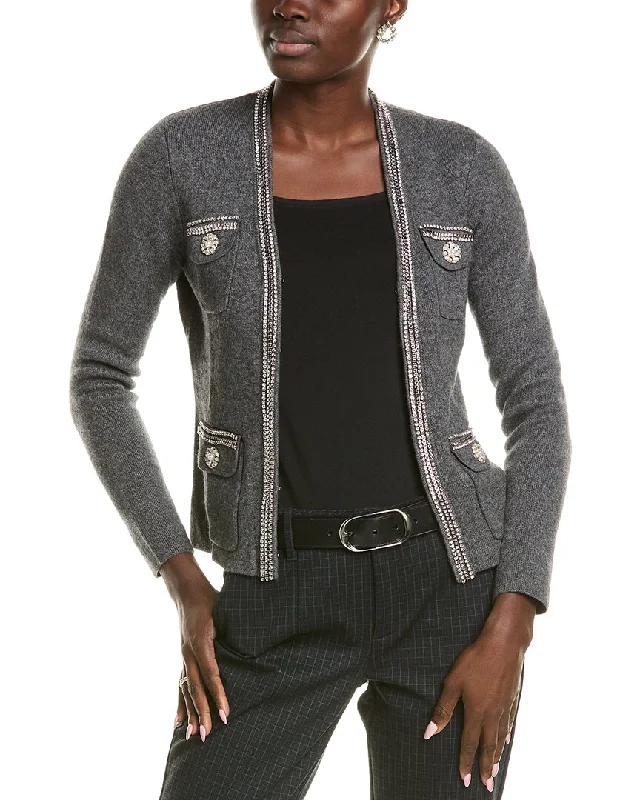 Relaxed And Casual sofiacashmere Wool-Blend Cardigan