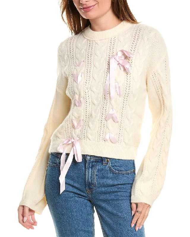 Soft Fabric Looks Lea & Viola Ribbon Sweater