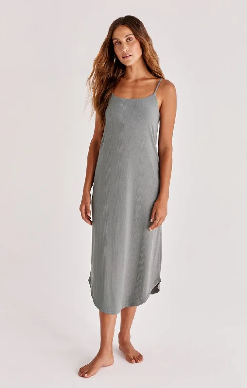 Casual Comfort Daytime Rib Dress