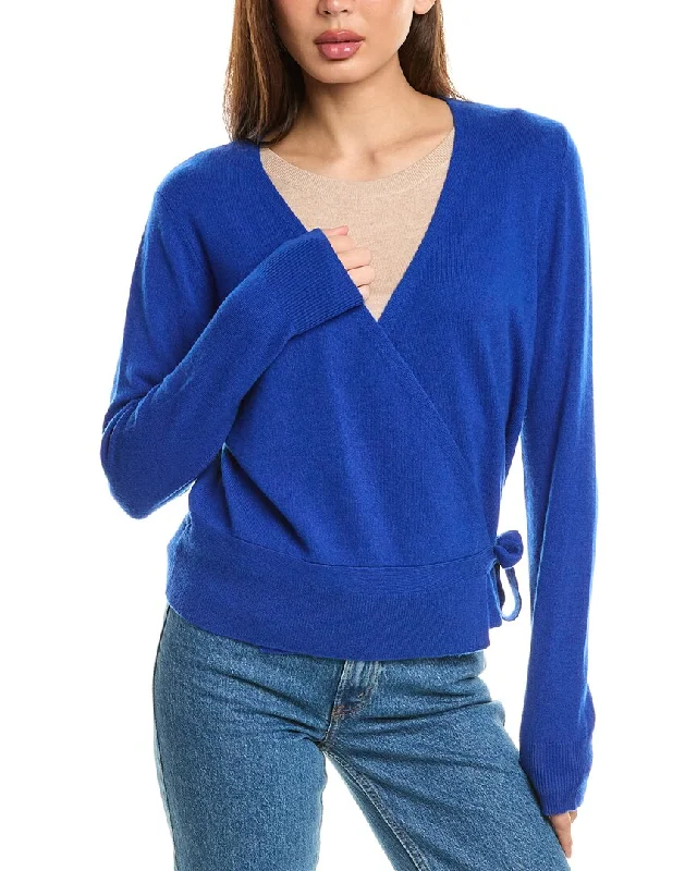 Versatile Outfits InCashmere Tie-Side Cashmere Cardigan