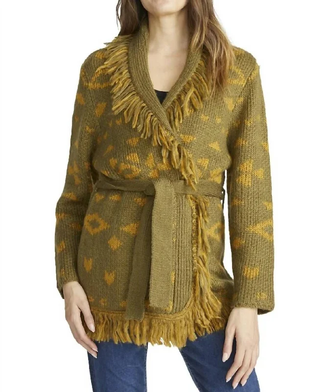 Effortless Comfort Bradyn Sweater In Olive