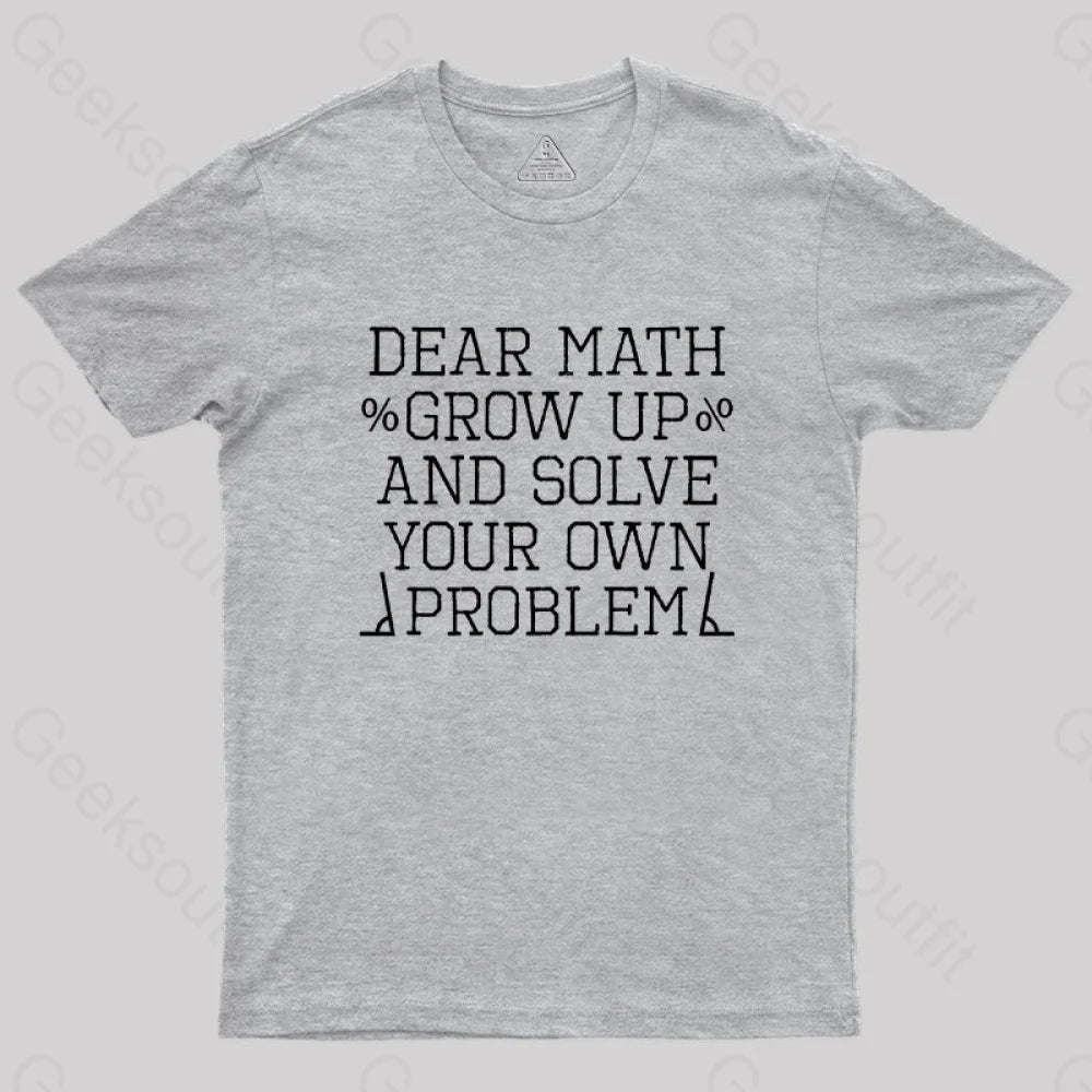 Simple Matching dear math Geek T-Shirt