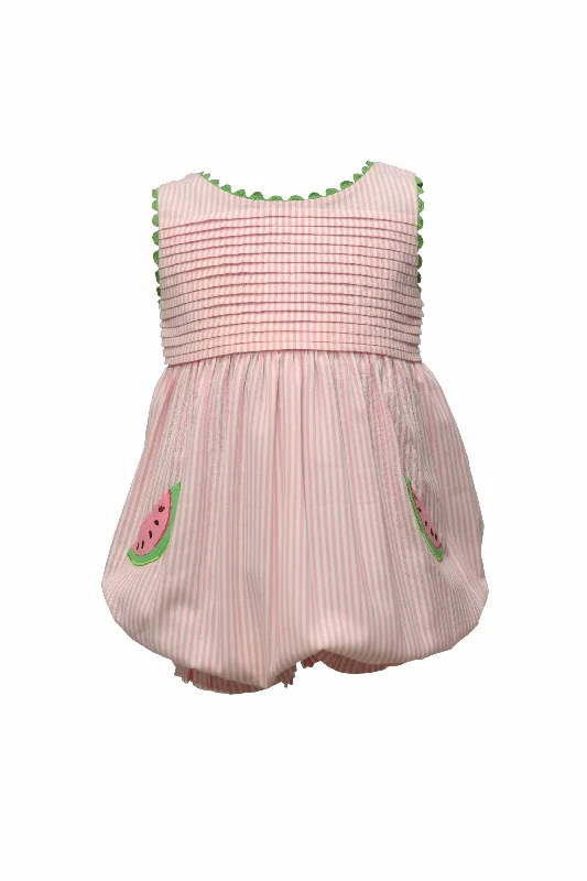Cool Breeze At Night Girls Striped Watermelon Bubble