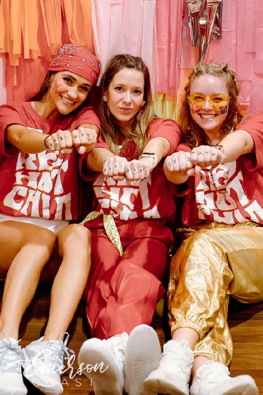 Advanced Customization Red Hot Chi O Bid Day Tee