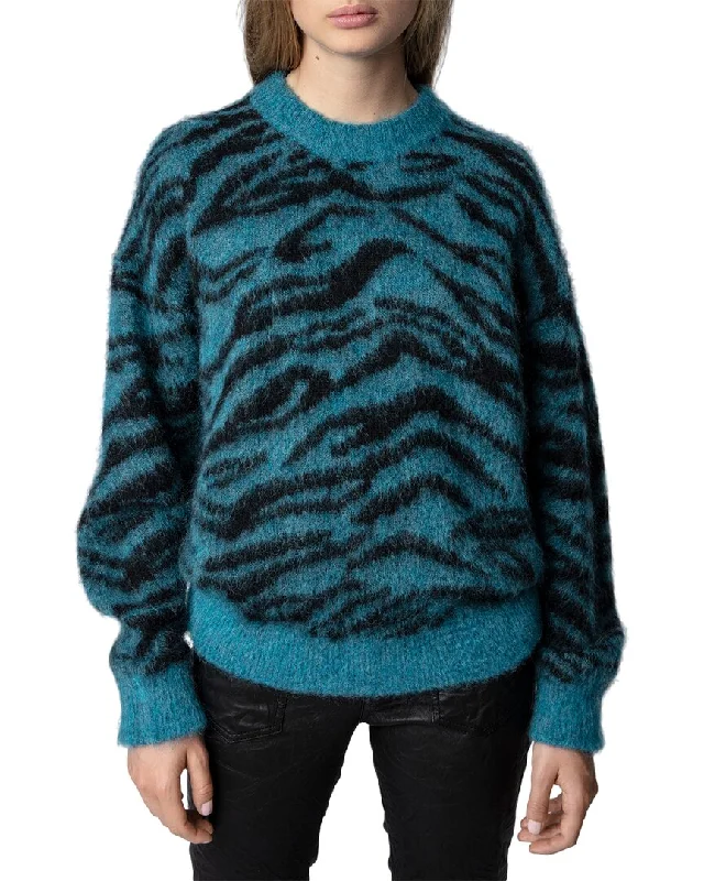 Stylish Ease Zadig & Voltaire Mohair & Wool-Blend Sweater