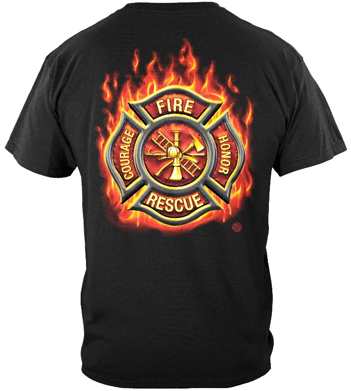 Firefighter classic Fire Maltese T-Shirt