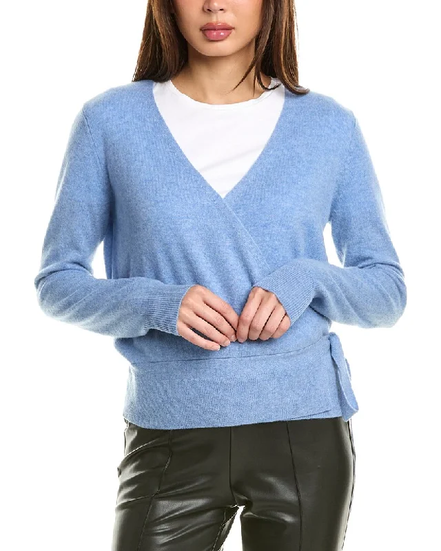 Youthful Vitality InCashmere Tie-Side Cashmere Cardigan