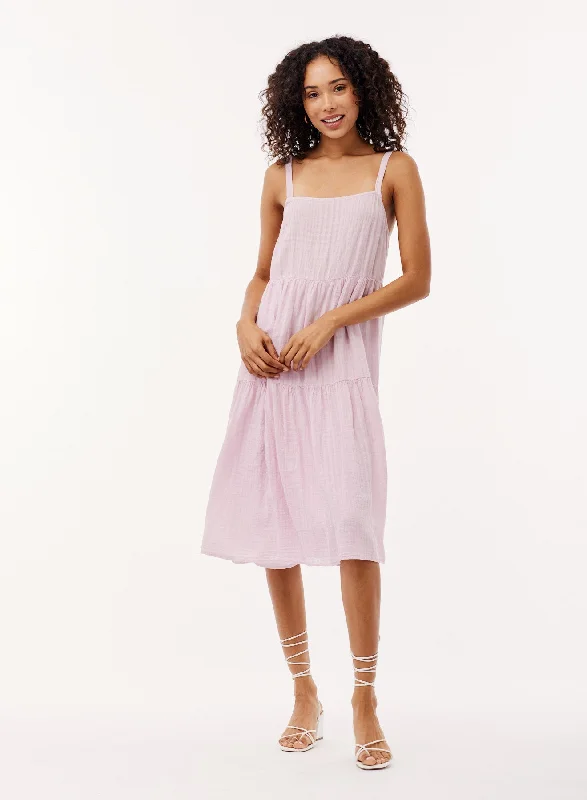 Tie Back Tiered Dress