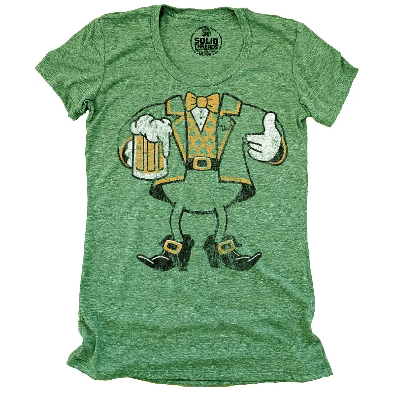 Cozy Street Style Women's Leprechaun Look-A-Like T-shirt