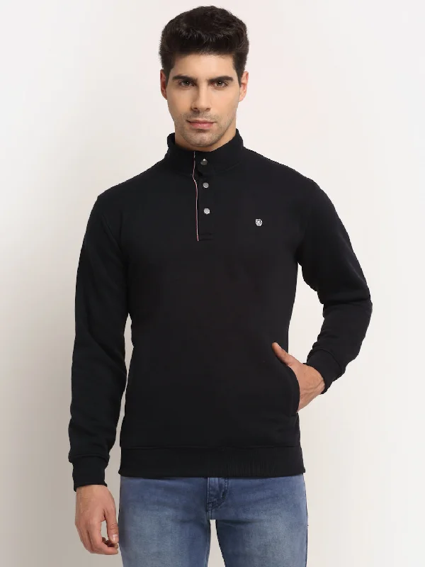 Elegant Comfort Men's Navy Sweatshirt
