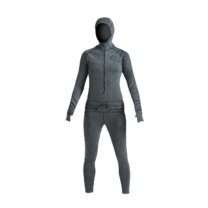 Stylish Comfort Airblaster Women’s Merino Wool Ninja Suit - Black