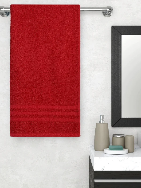 Sports Trend Red Bath Towel