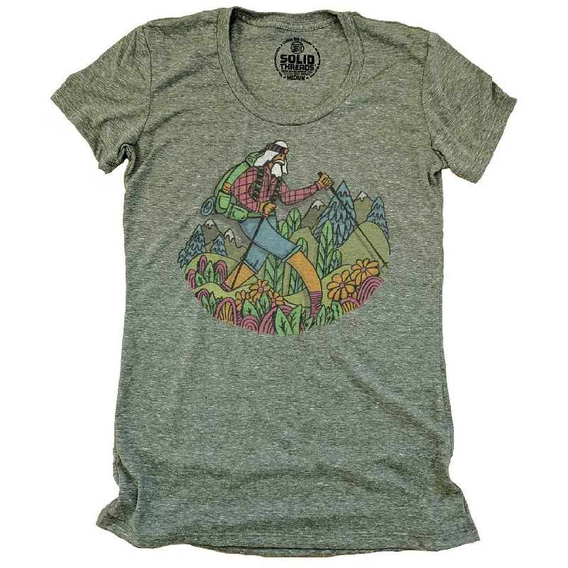 High-end Design Women's Wise Hiker T-shirt | Design by Dylan Fant