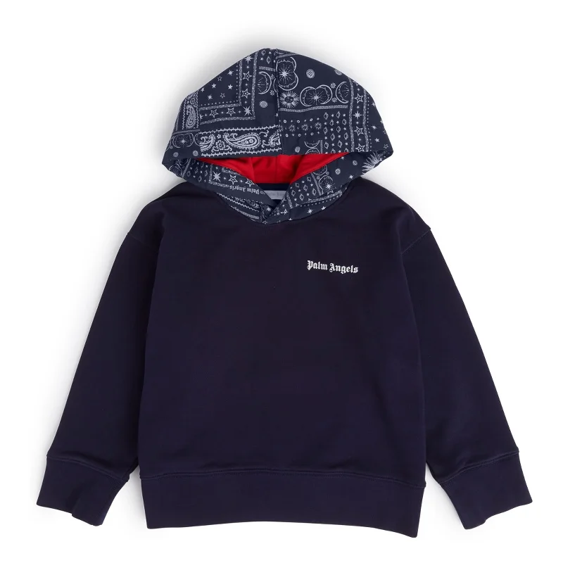 Weekend Comfort Wear Navy Logo Hoodie