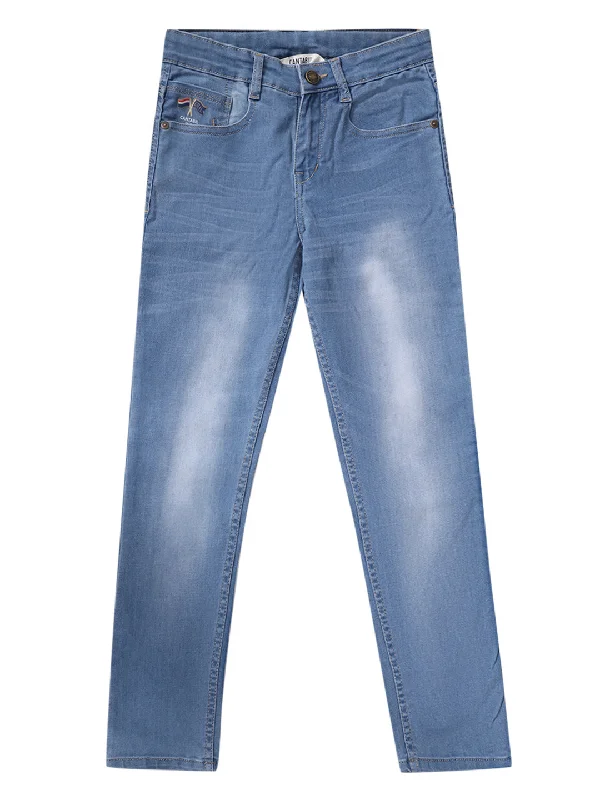 Boy's Dark Mercerised Denim