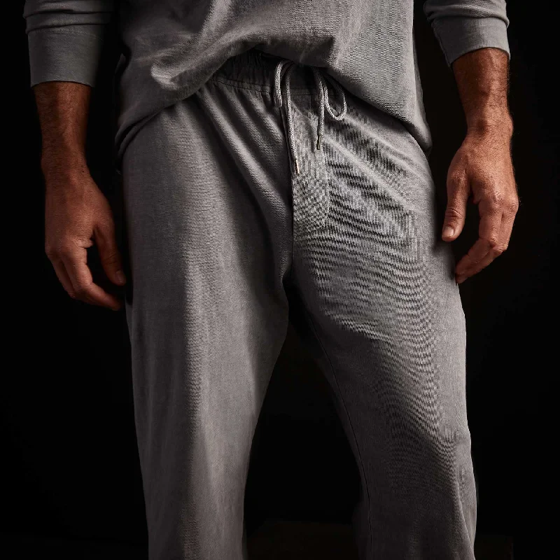Stylish Comfort High Twist Jersey Pant - Arsenic Pigment