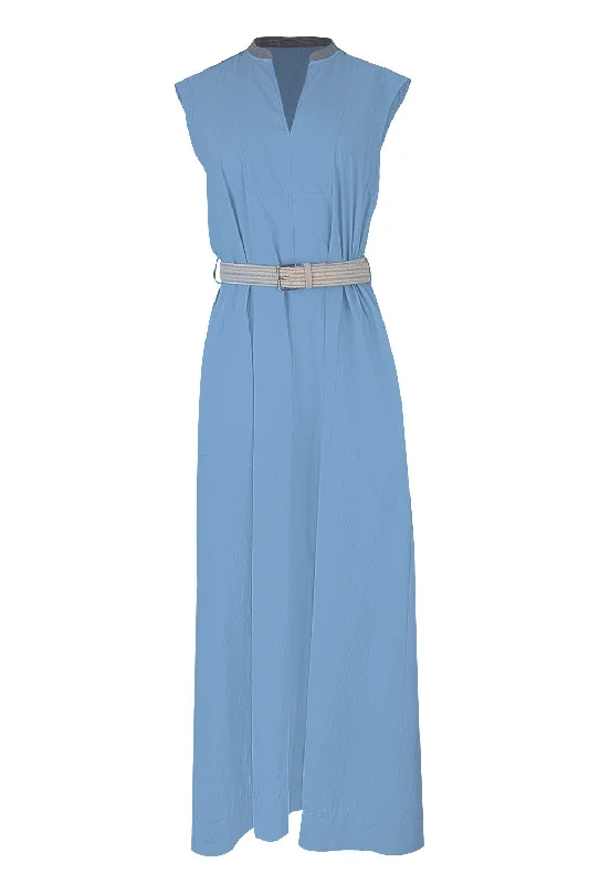 Cozy Lounge Wear Sleeveless Maxi Dress