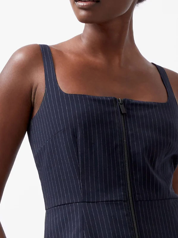 Carefree Hailey Pinstripe Strappy Top