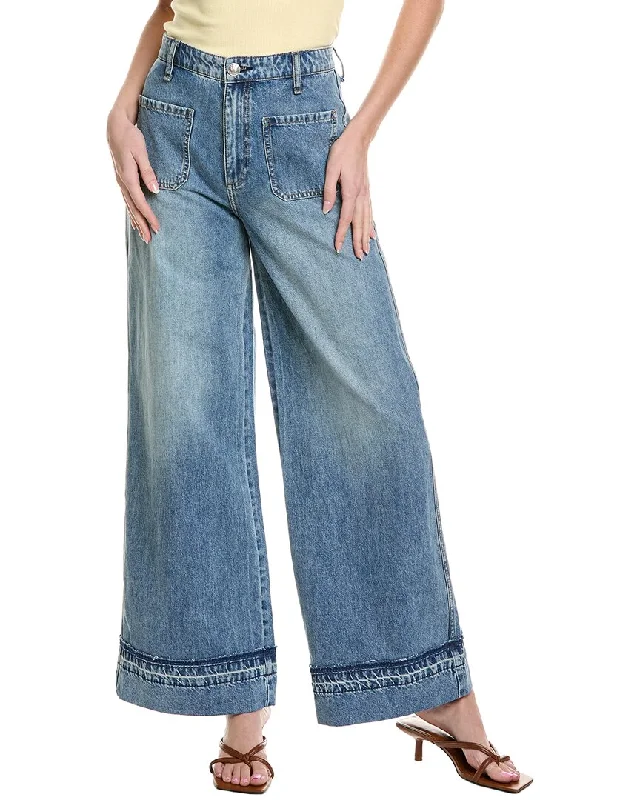 Celebrity Style rag & bone Marina Liliana Wide Leg Jean