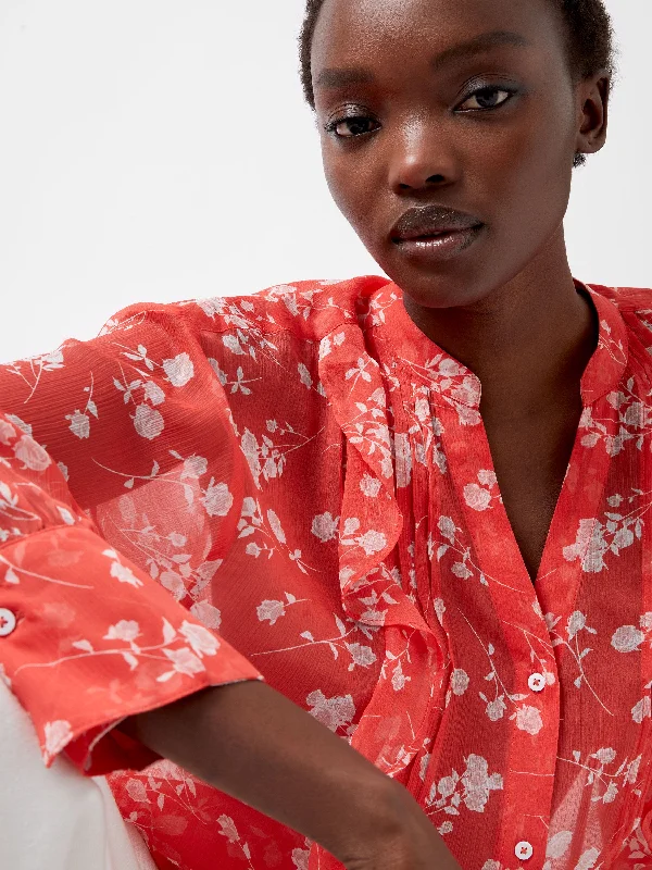 Elegant And Noble Alessandra Recycled Crinkle Blouse