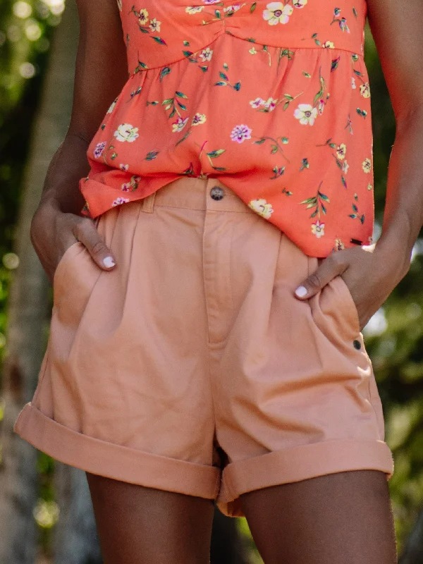 Sports And Leisure Frochickie Trouser Shorts - Clay