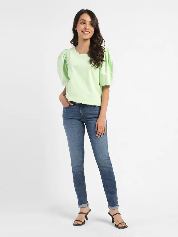 Exquisite Design Women's Mid Rise 711 Skinny Fit Jeans