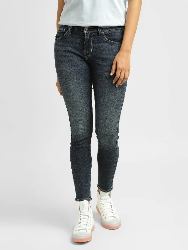 Classic And Versatile Women's Mid Rise 710 Super Skinny Jeans