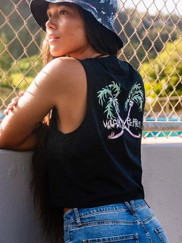 Must-have For Fashion Volcom Entertainment Pepper Crop Tank - Black