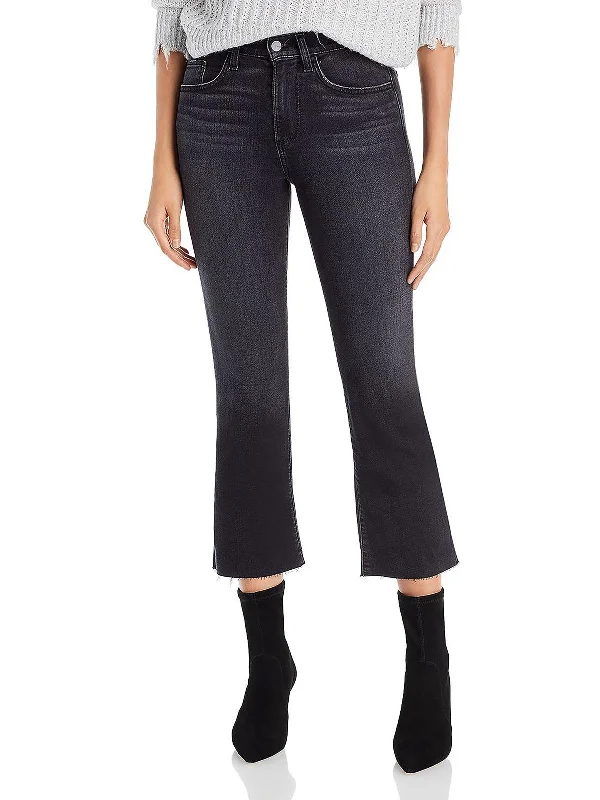 Warm Atmosphere The Callie Womens Bootcut High Rise Cropped