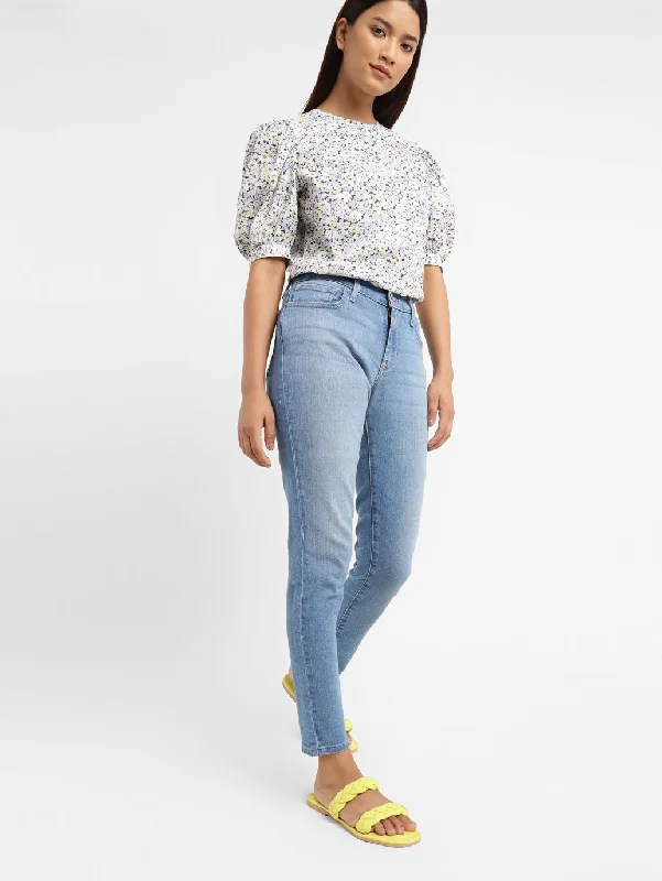 Ethnic Style Women's Mid Rise 710 Super Skinny Jeans