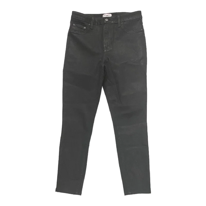 Comfortable Wear Black Jeans Straight Pistola, Size 12