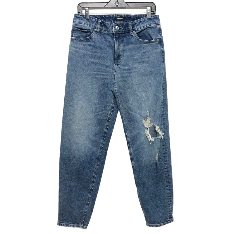Soft And Comfortable Blue Denim Jeans Boyfriend Express, Size 6