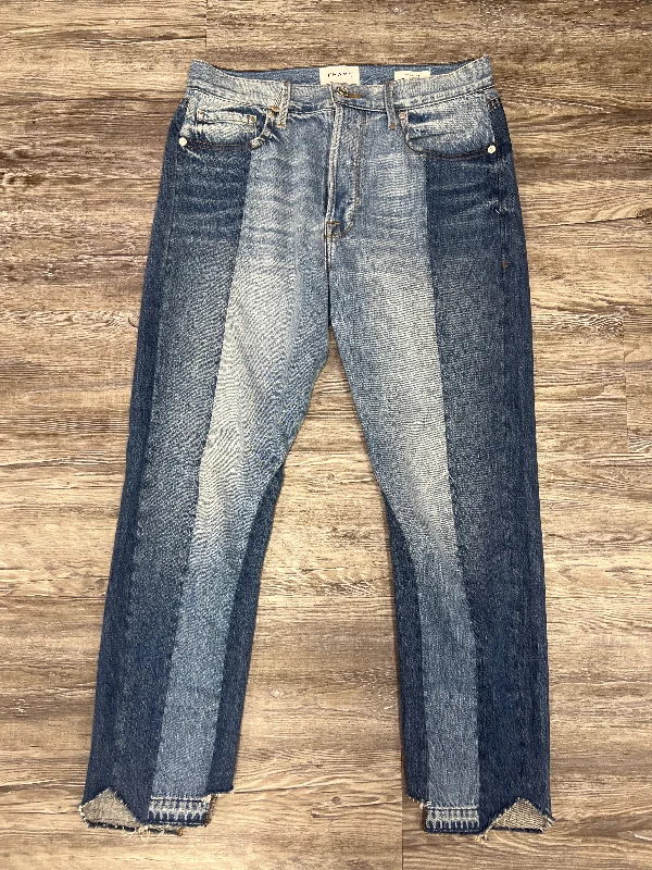 Easy-to-Wear Blue Denim Jeans Designer Frame, Size 4