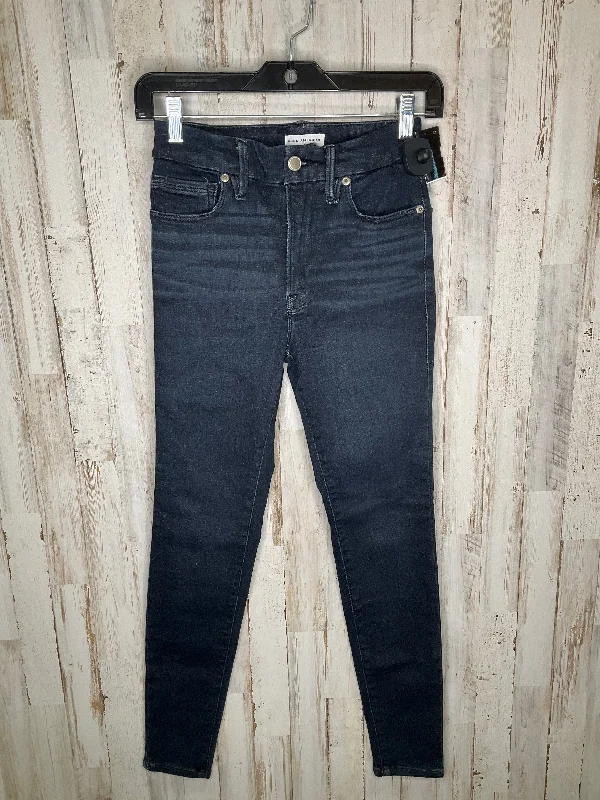 Cozy Chic Trends Blue Denim Jeans Jeggings Good American, Size 4