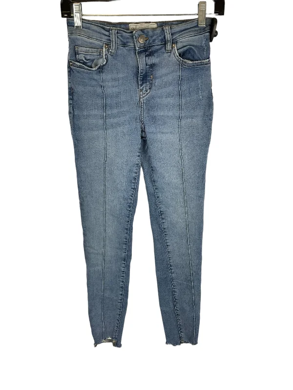 Stylish Ease Blue Denim Jeans Skinny Free People, Size 0