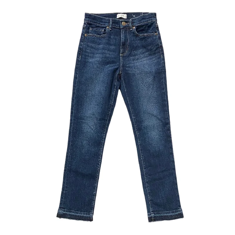 Cool Style Blue Denim Jeans Skinny Loft, Size 0