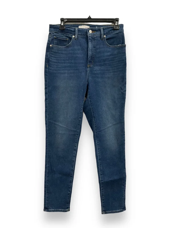 Basic Version Blue Denim Jeans Skinny Loft, Size 6