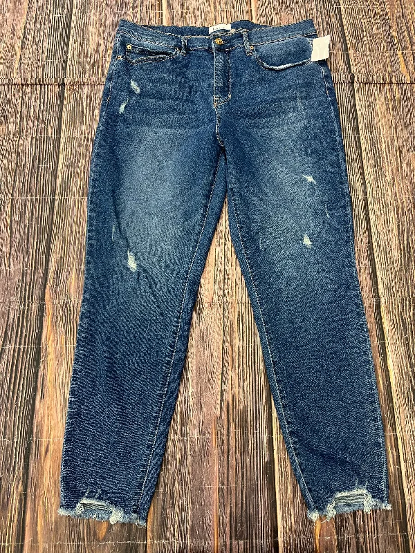 Simple And Comfortable Blue Denim Jeans Skinny Nicole By Nicole Miller, Size 12